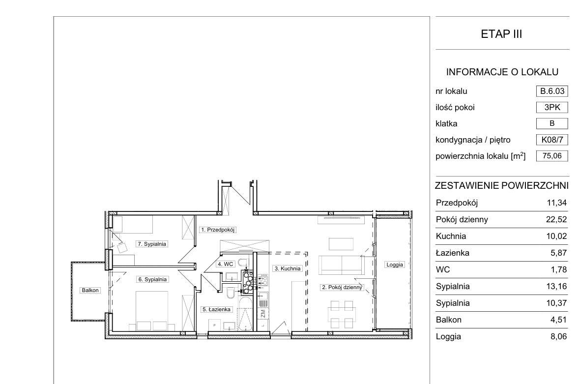 Widok na Odrę | 75 m² | 7. piętro | centrum-3