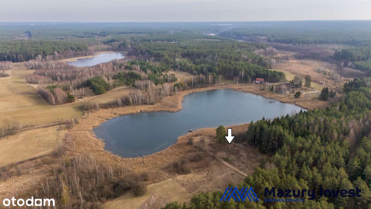 Działka w Gromie z linią brzegową jeziora! - Pełny obrazek: 1/14
