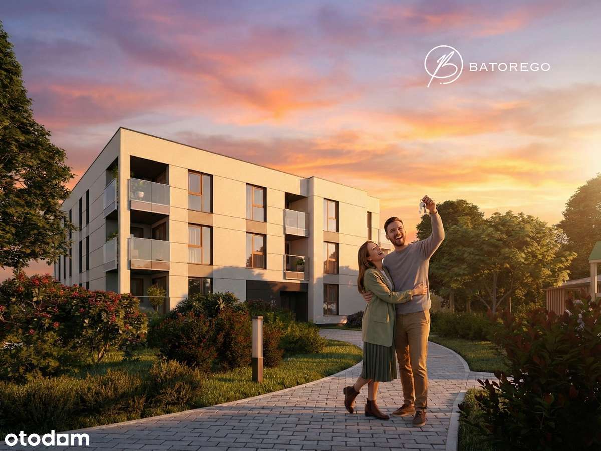 Apartament D8 2 pokoje | 46.74 m² | Niska zabudowa z windą | Batorego