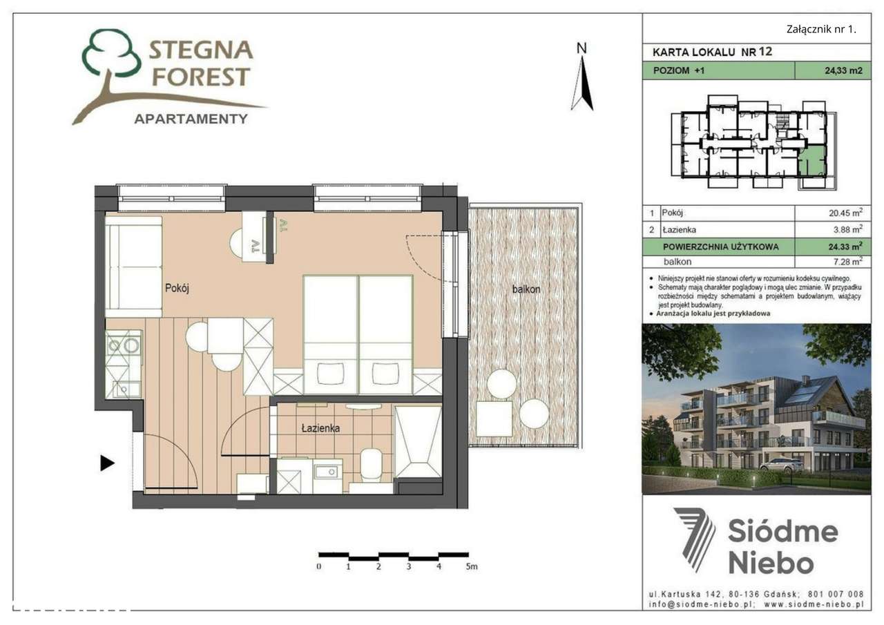 Apartament w Stegnie | M12 - Pełny obrazek: 2/7