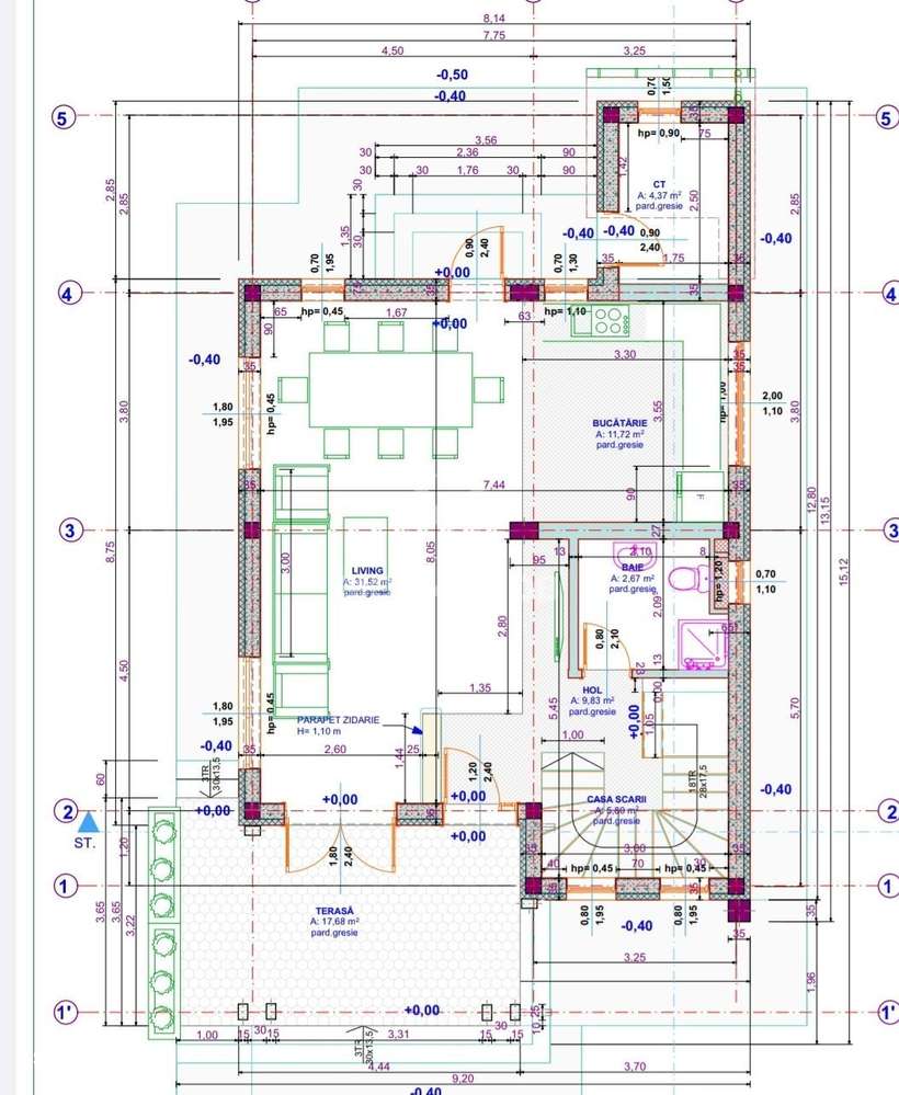 Casa individuala 4 camere 120 mp/utili, teren 511 mp, Cristian/Brasov - Imagine principală: 5/11