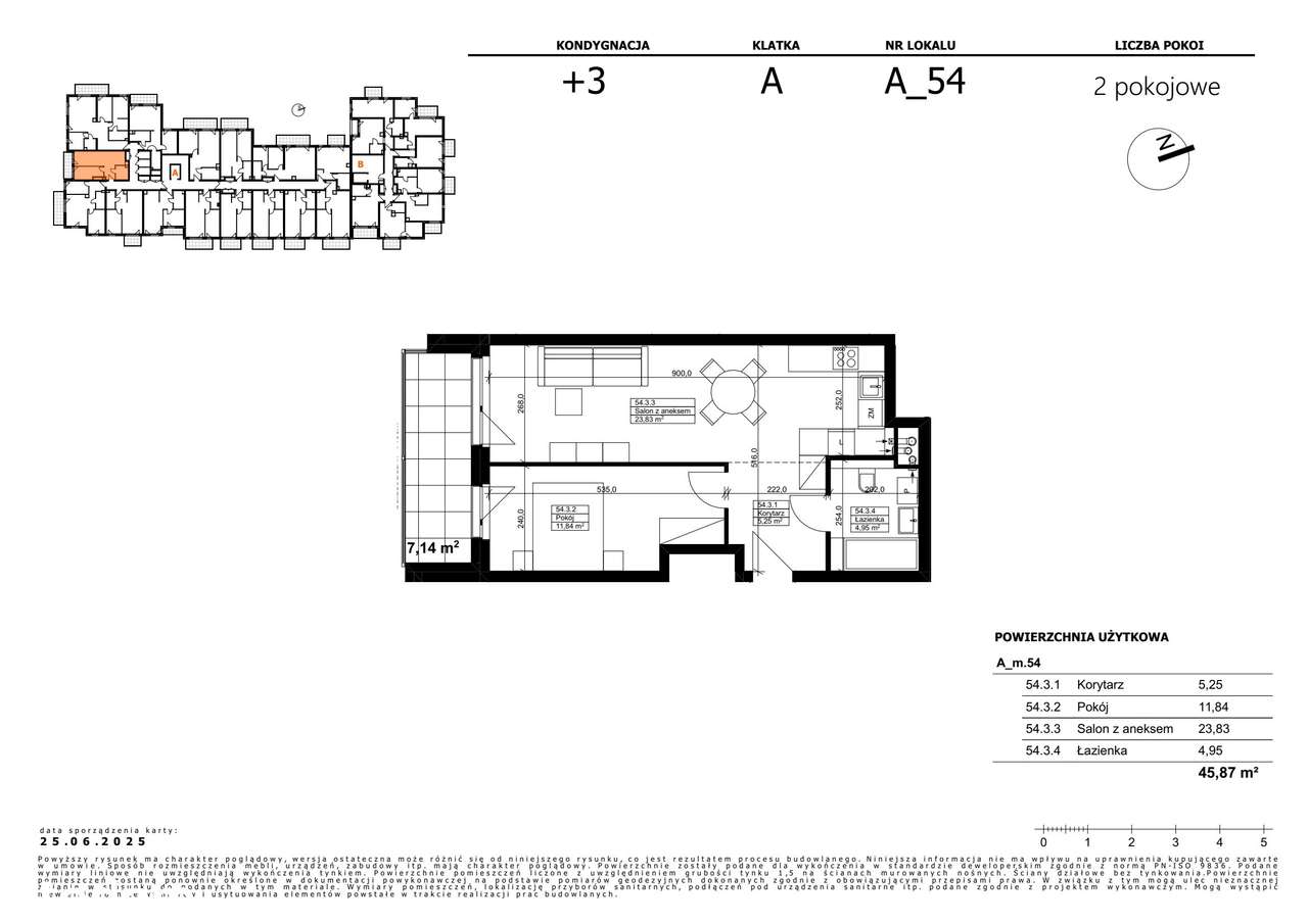 Wilkońskich 3 | mieszkanie 2-pok. | A_m.54 - Pełny obrazek: 2/7