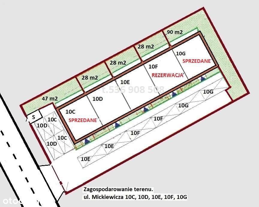 Segment 144m2, Kobyłka ul. Mickiewicza 10C - Pełny obrazek: 2/5