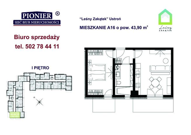 A16- apartament u podnórza Lipowskiego Gronia