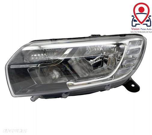 Far Stanga Halogen H7 Cu Lumina De Zi Led Dacia Logan 2 (facelift) 2017 2018 2019 2020 - 1