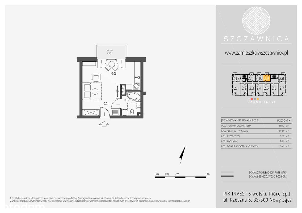 Szczawnica | apartament 1-pok. | 2_9 - Pełny obrazek: 2/7