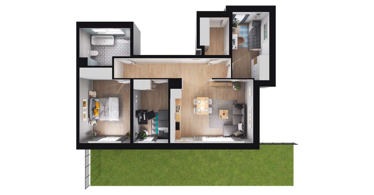 Jeziorowa Prestige House | 4-pok. | B1/1_17 - Pełny obrazek: 2/8