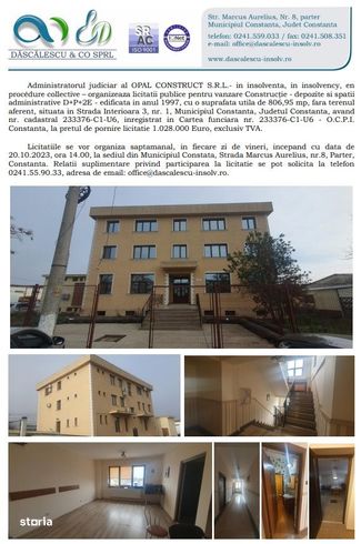 Depozite si spatii administrative D+P+2E (OPAL CONSTRUCT)-2