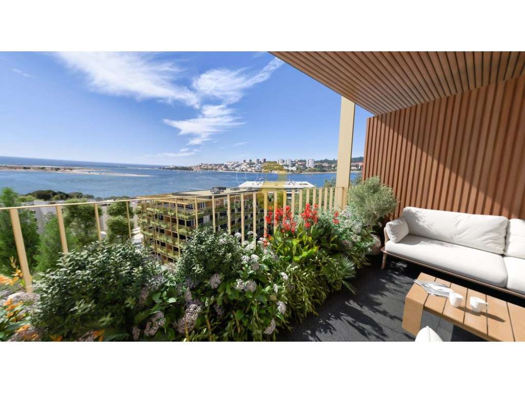 Apartamento T2 em piso elevado e com vistas sobre o rio e o mar - Grande imagem: 3/42