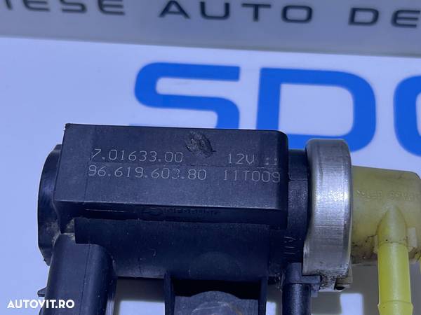 Supapa Supape Electrovalva Convertor Presiune Vacuum Peugeot 607 2.0 HDI 2005 - 2011 Cod 70163300 9661960380 - 1