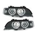 FAROIS ANGEL EYES PARA BMW SERIE 5 E39 FUNDO PRETO - 2