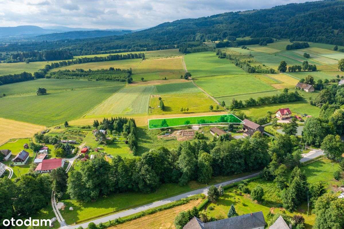Działka widokowa z pozwoleniem na budowę - Pełny obrazek: 4/9