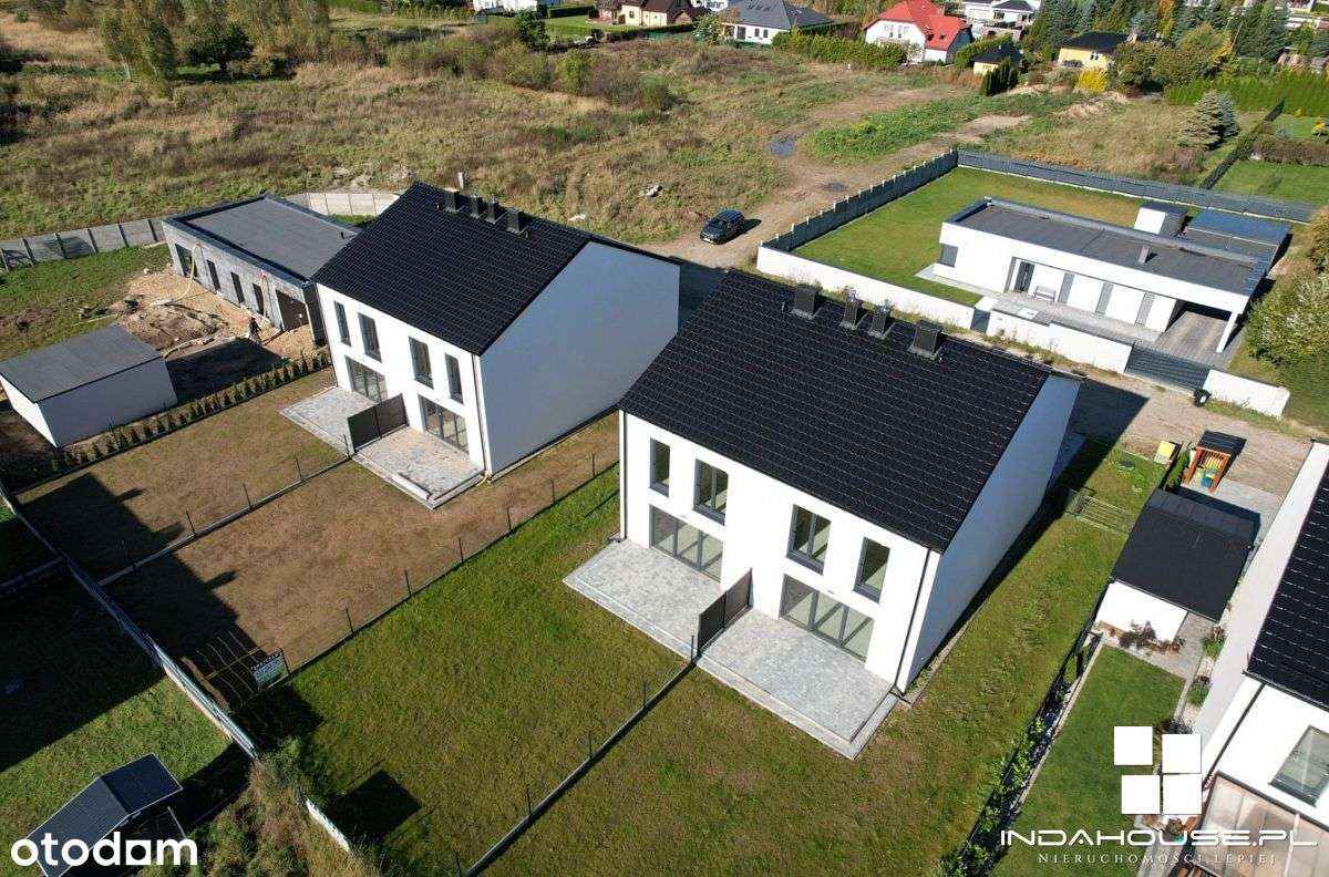 Nowy dom, bliźniak stan deweloperski. Nowe Bielice-9