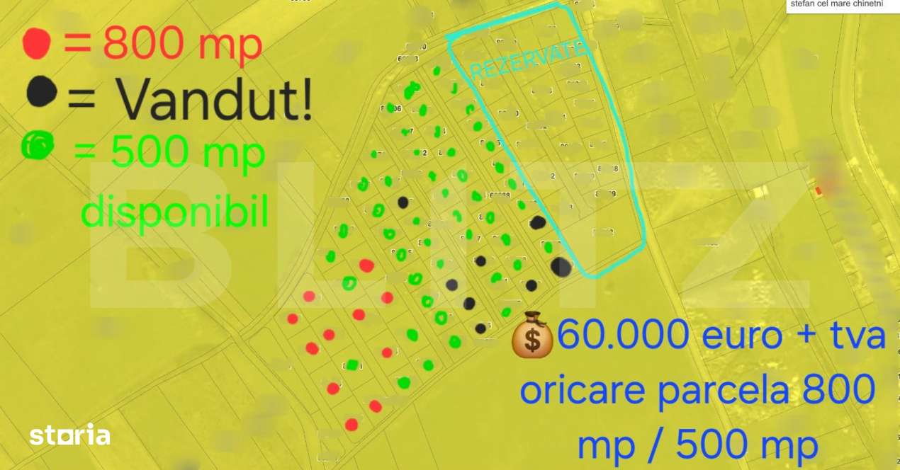 Terenuri cu Autorizatie de Constructie  Duplex - 500- 650  mp / parcel - Imagine principală: 3/18