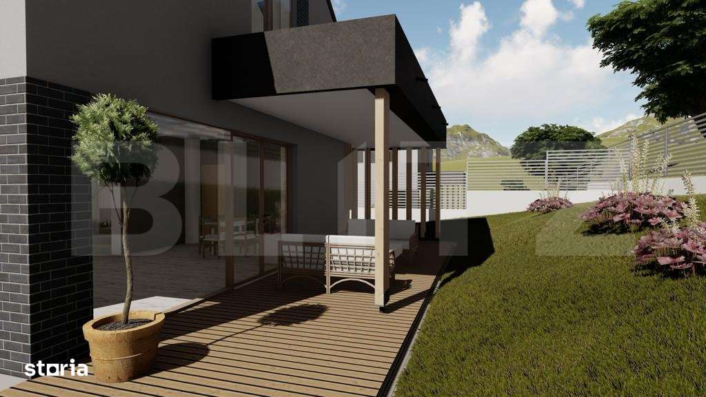 Casa 125 mp teren 500 mp zona profi design deosebit - Imagine principală: 3/9