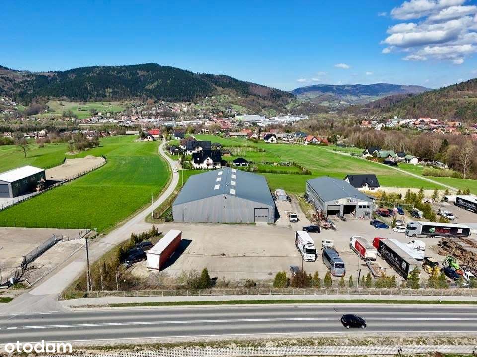 Hala magazynowo - produkcyjna przy DK 28, gm. Tymbark (k.Limanowej) - Pełny obrazek: 2/7