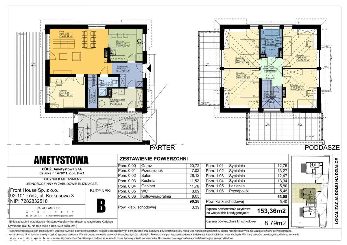 Nowoczesny bliźniak deweloperski na Rogach-1