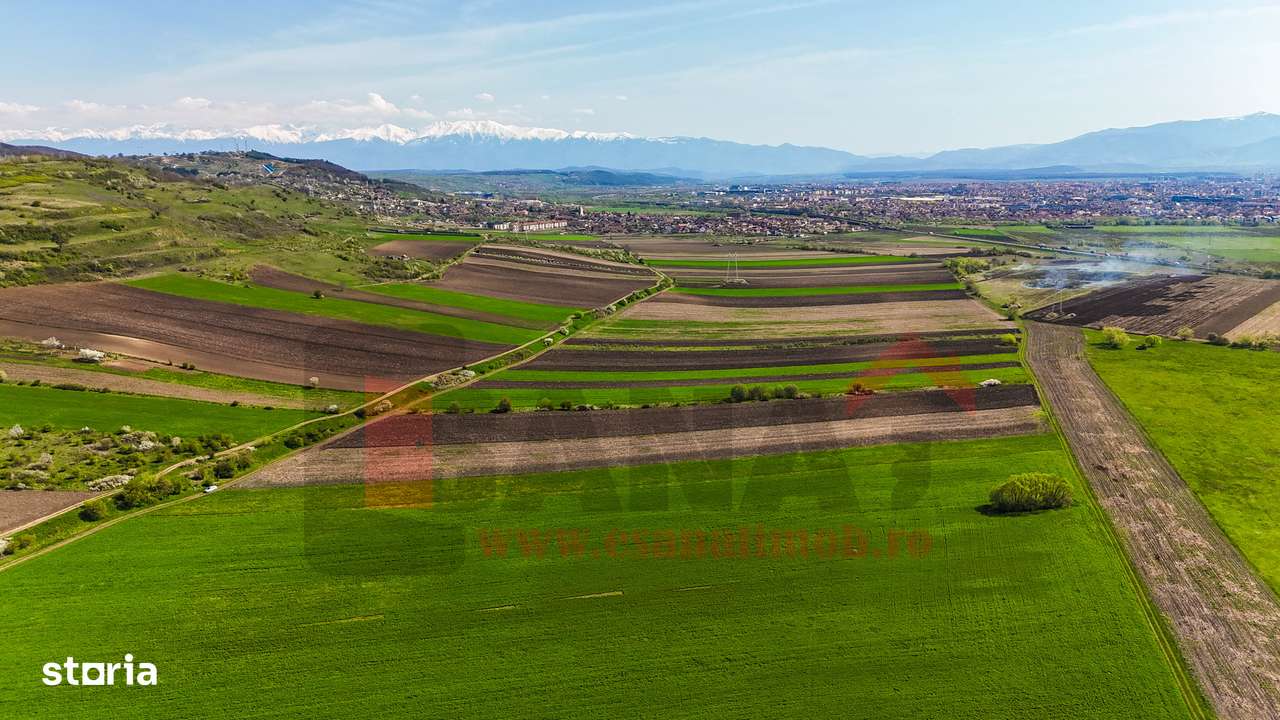 Teren 3.000 mp cu panorama superba asupra Sibiului |SkyVideo-7