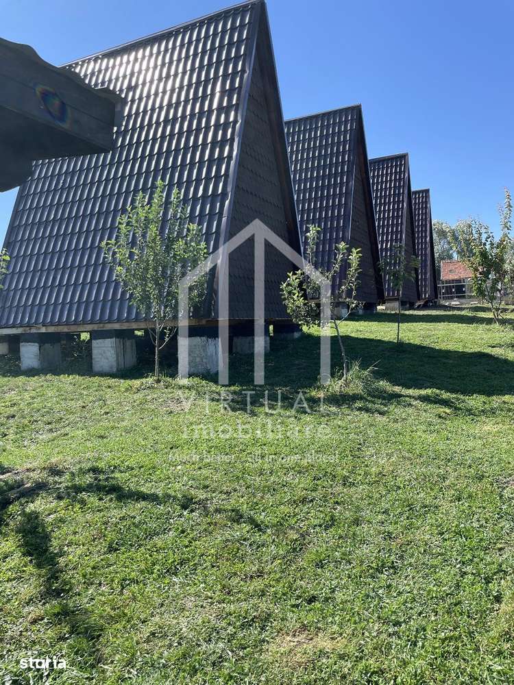 De vanzare 4 cabanute de tip A-frame in Sibiu, teren 829 mp sat Tocile - Imagine principală: 5/13