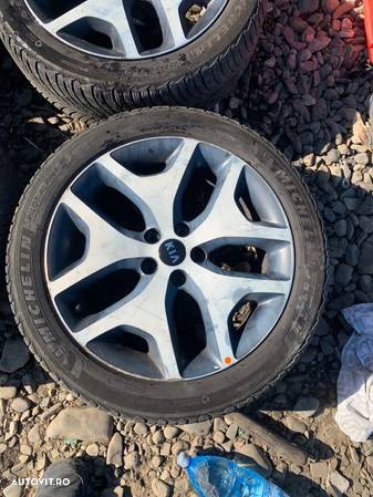 Jante originale de KIa Sportage an 2019 cu cauciucuri de iarna Michelin pe 19 - 4