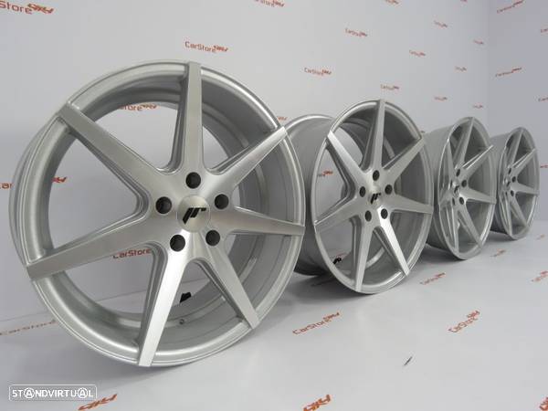 Jantes Japan Racing  JR20  19" 8.5+9.5 et35 5x120 Silver Machined - 4