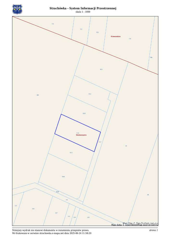 Działka  budowlana gm. Strachówka 50min od Wa-wy - Pełny obrazek: 5/5