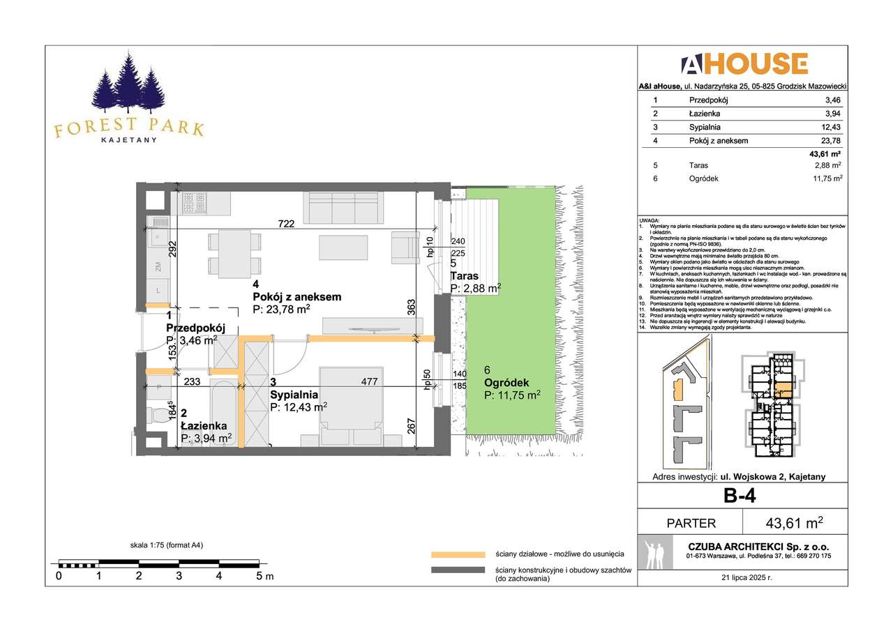 mieszkania w Kajetanach - Pełny obrazek: 2/7