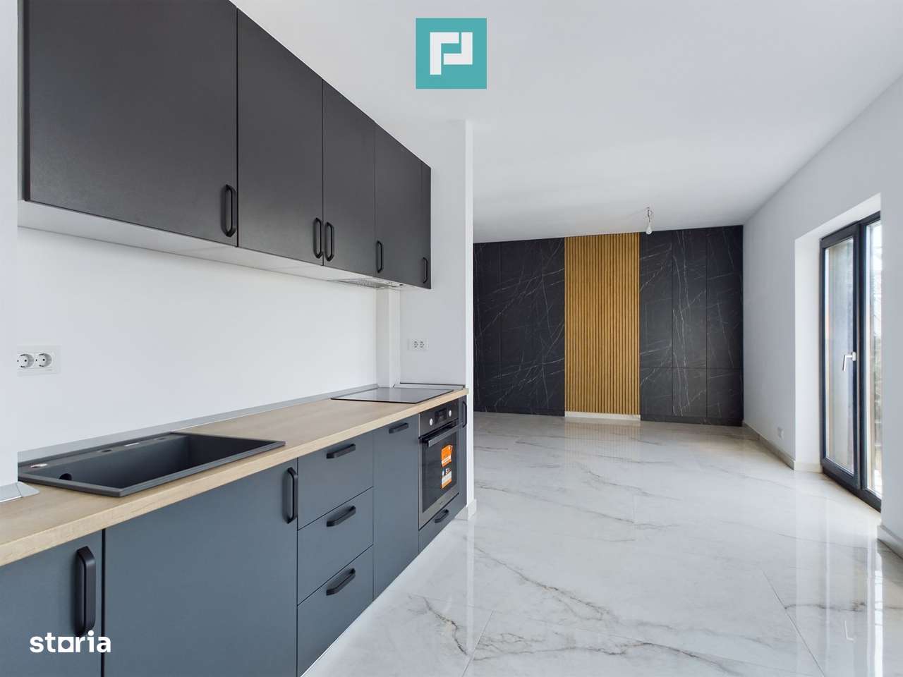 Penthouse nou cu 2 dormitoare și terasă de 29mp - Imagine principală: 3/15