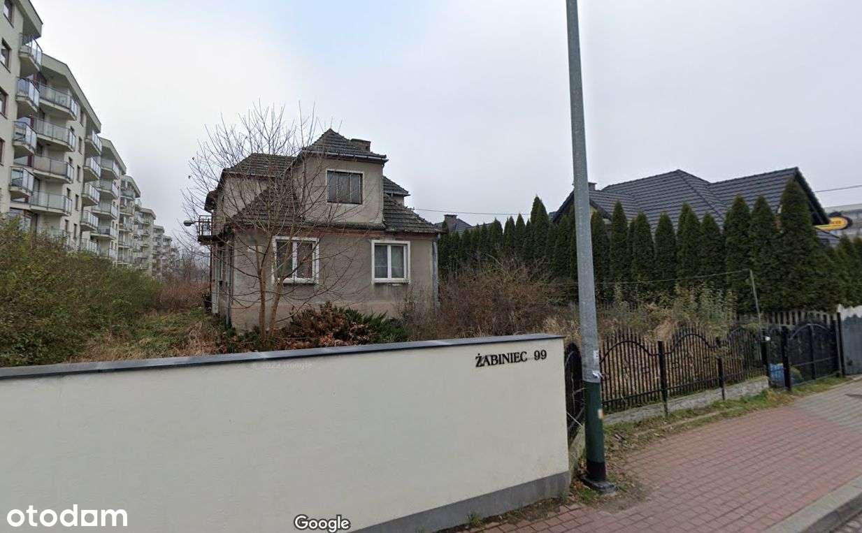 Działka Żabiniec-usługowa oraz w części rekreacyjno - sportowa. 50 ar-8