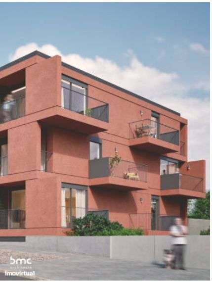 T1 novo Cais de Leça c/ terraço e jardim - Grande imagem: 5/12