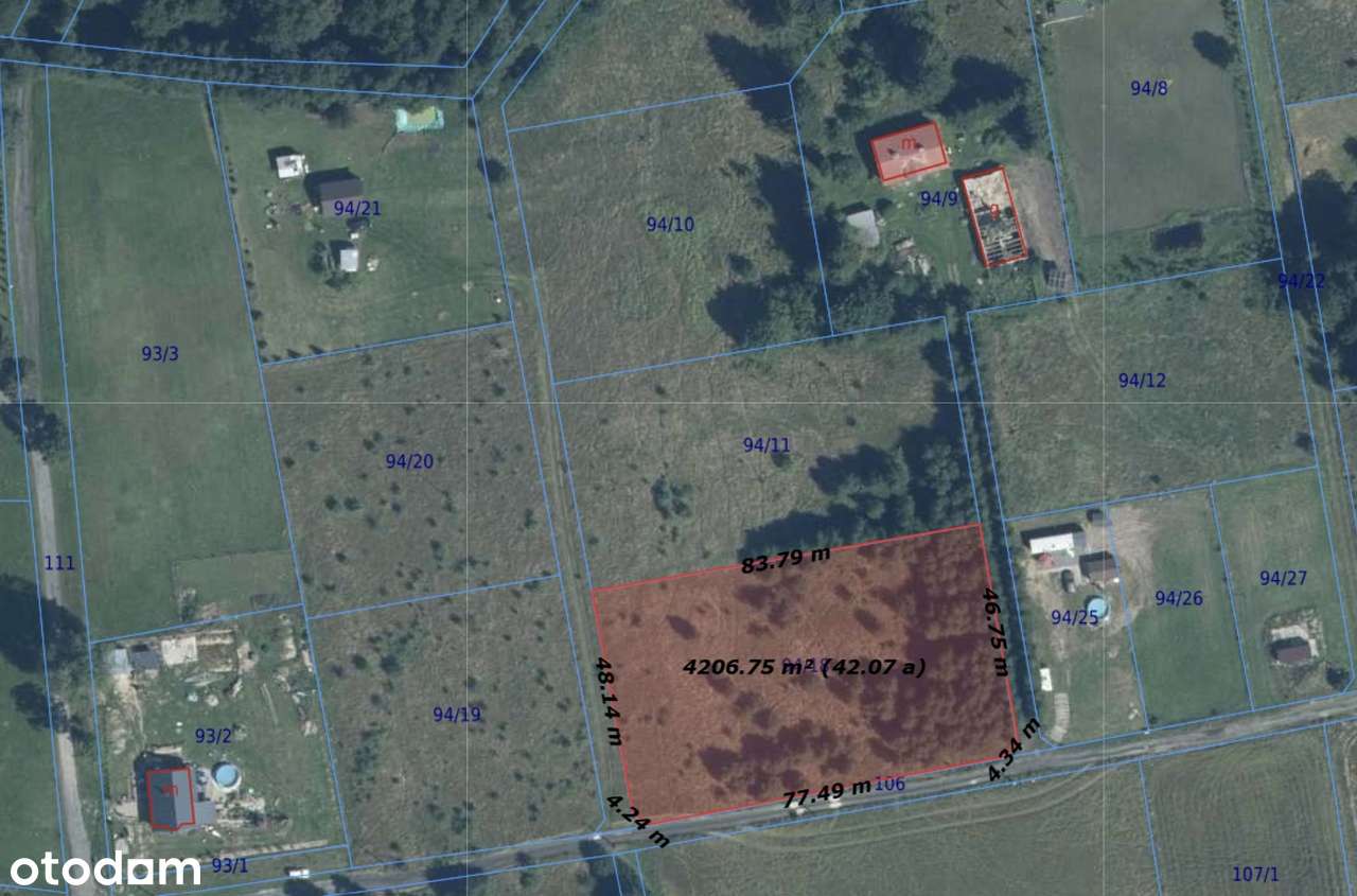 Działka budowlana  w pięknej okolicy rezerwatu i obszaru Natura 2000 - Pełny obrazek: 3/3