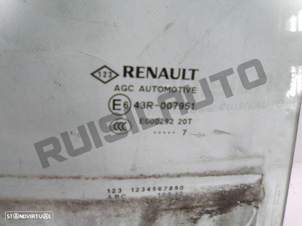 Vidro Porta Trás Direito  Renault Grand Scenic Iv 1.5 Dci 110 - 2