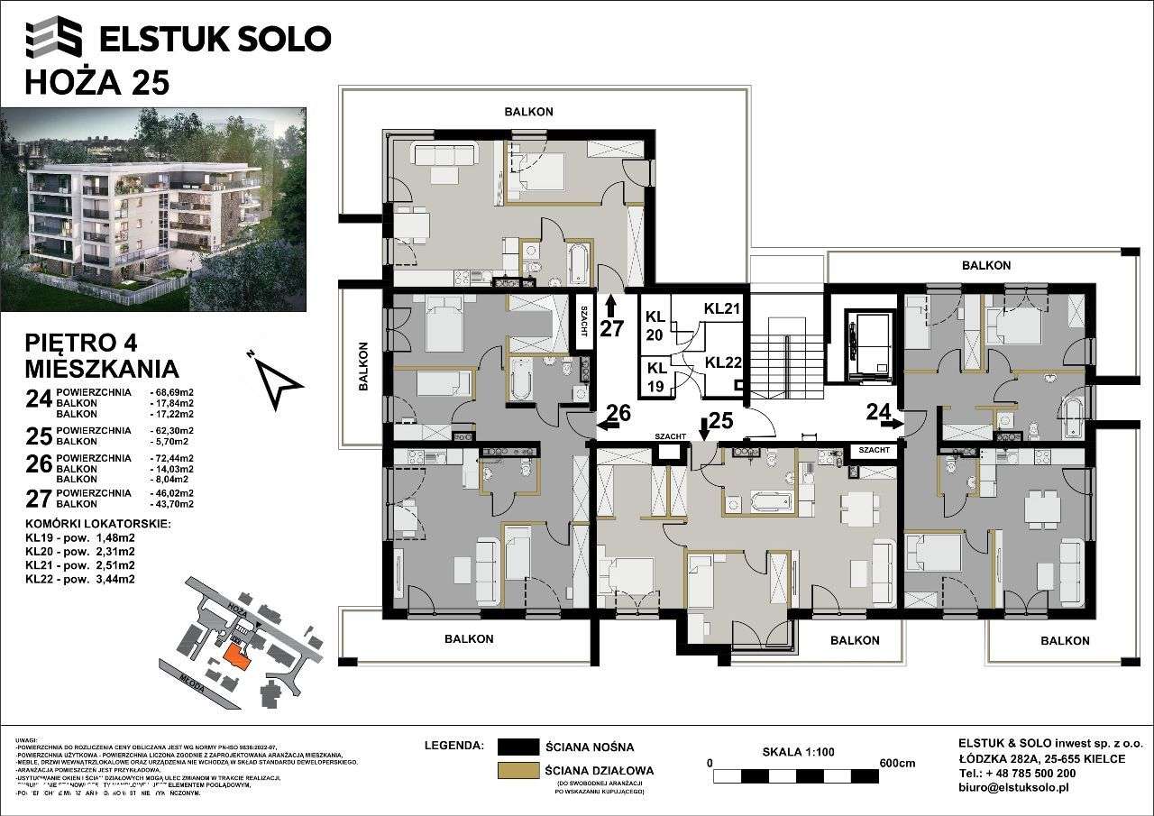 Hoża 25 - wysoki standard-13