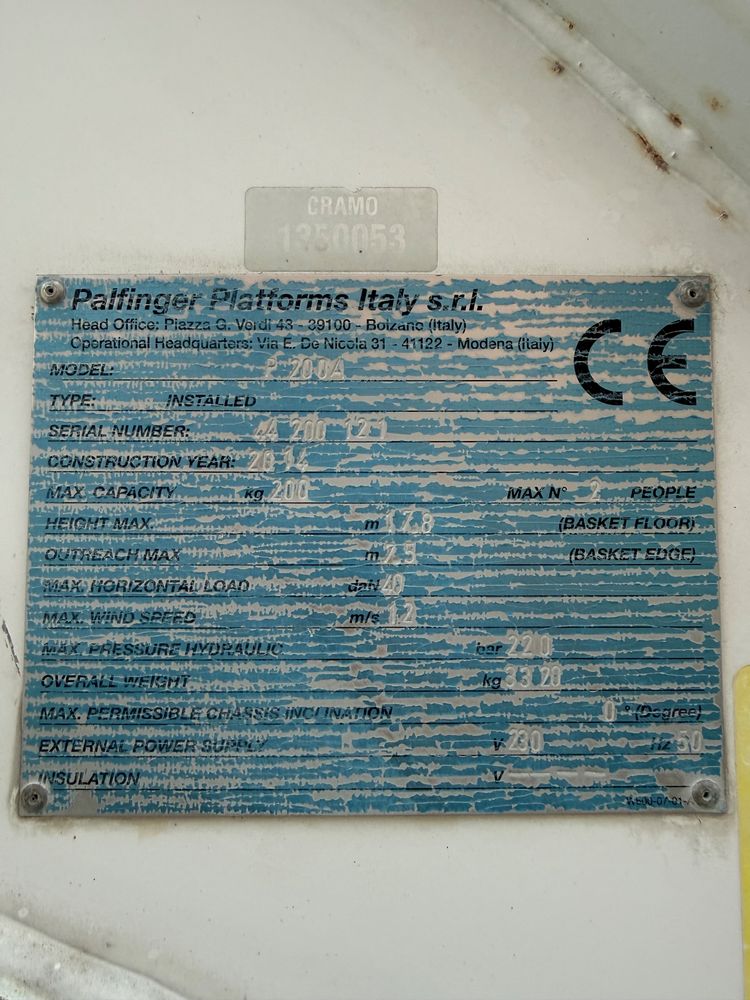 Podnośnik Koszowy Zwyżka Palfinger p200 20 metrów Udt !!! - zdjęcie 26