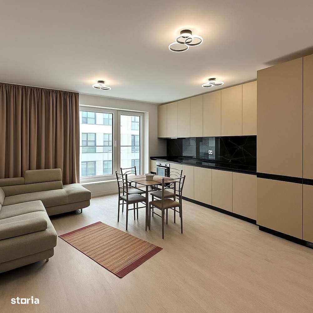 Apartament 2 camere de închiriat – MTM Pipera | Modern, luminos - Imagine principală: 2/6