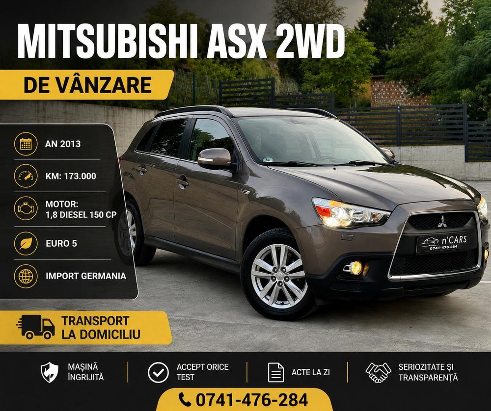 Mitsubishi ASX 1.8 DID 2WD Invite A13 2013