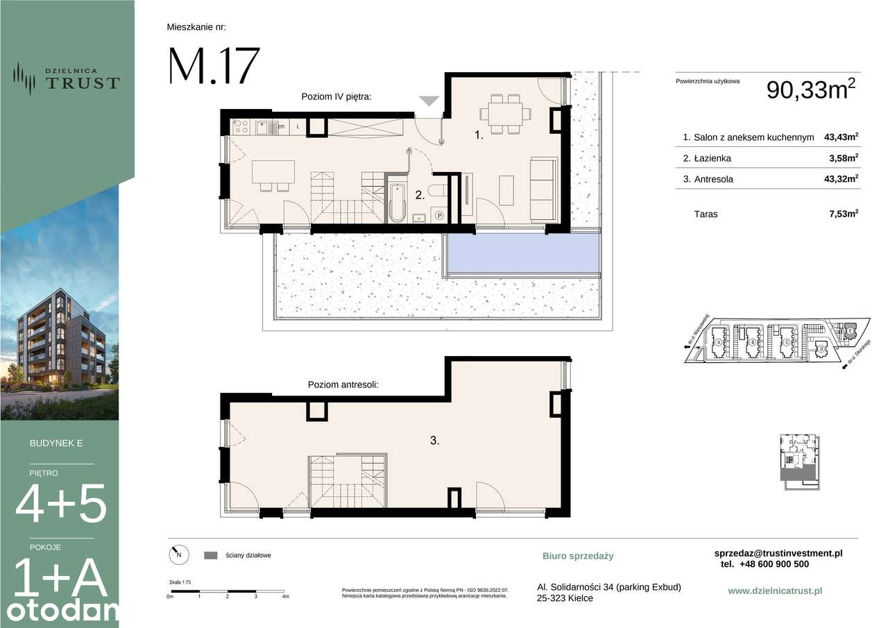Dzielnica Trust | mieszkanie 3-pok. | E2.17 - Pełny obrazek: 2/7