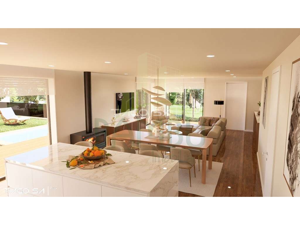 Venade: Moradia T3 em construção, térrea e com piscina,-7