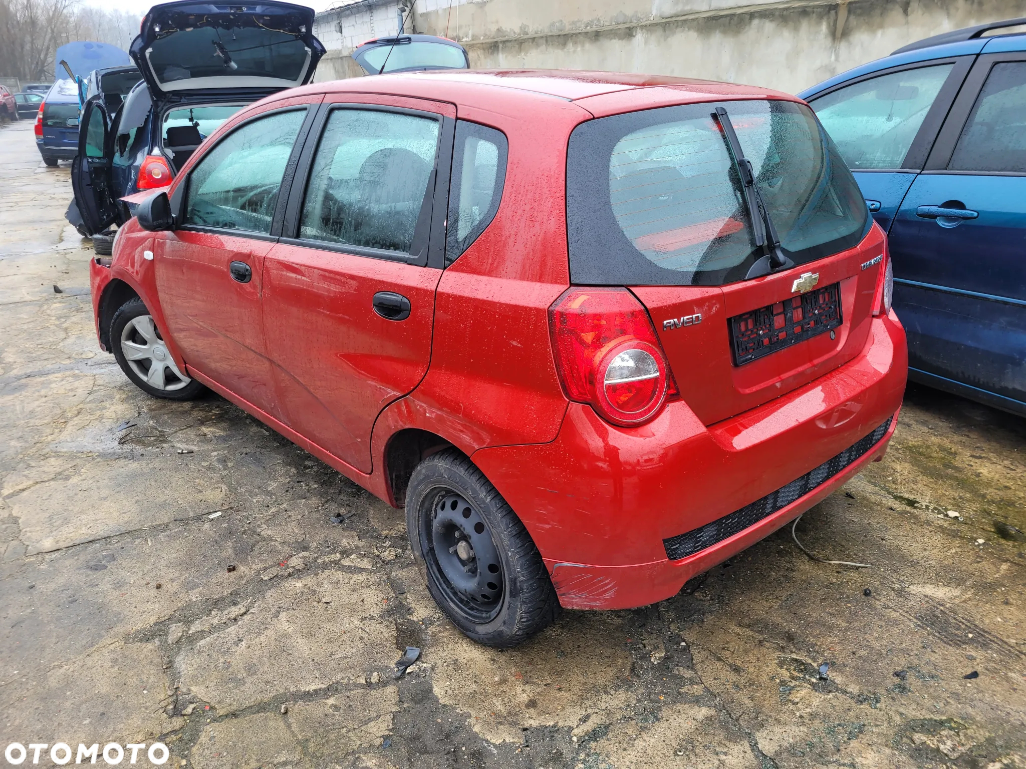 CHEVROLET AVEO II 2 T250 maska pokrywa silnika klapa bagażnika zderzak lampa reflektor pas przedni stop lampy - 4