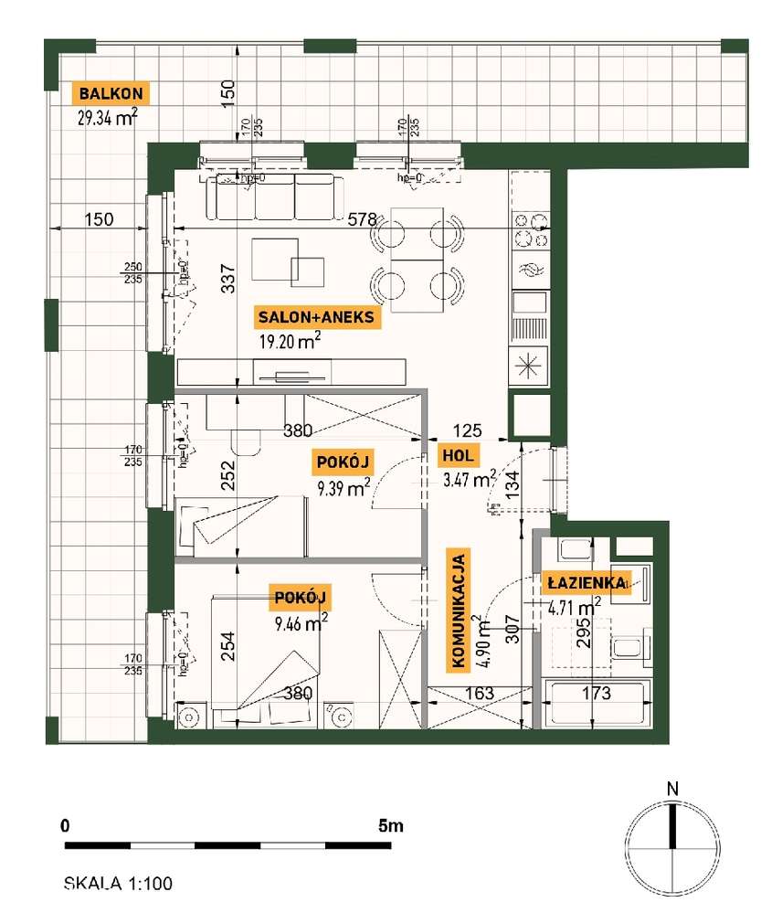 Wyszyńskiego Pstrowskiego | 3-pok. | 85/WP.A - Pełny obrazek: 2/16