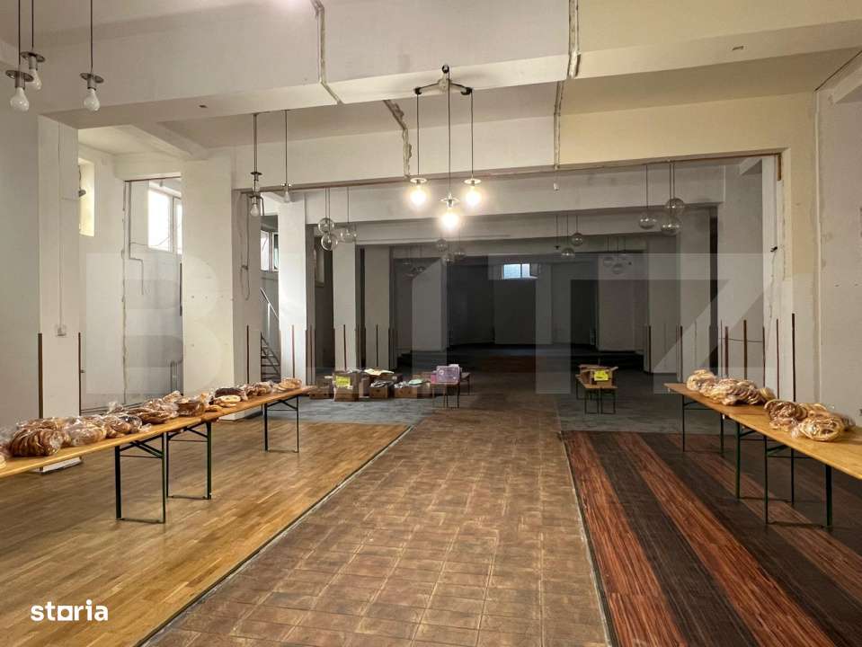 Spatiu generos de inchiriat – demisol, 300 mp, Manastur - Imagine principală: 1/9