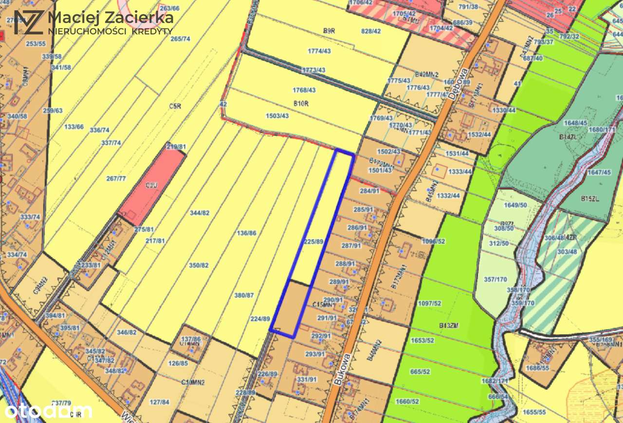 Podbucze | działka rolno-budowlana | 5 215 m² - Pełny obrazek: 4/6