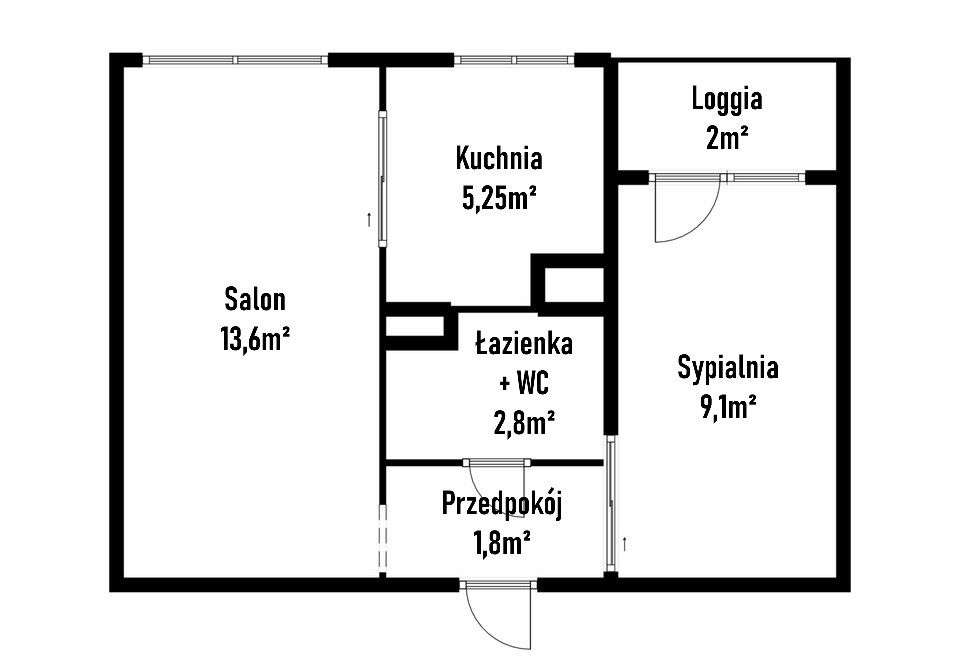 Na sprzedaż – 2-pokojowe mieszkanie z balkonem-11