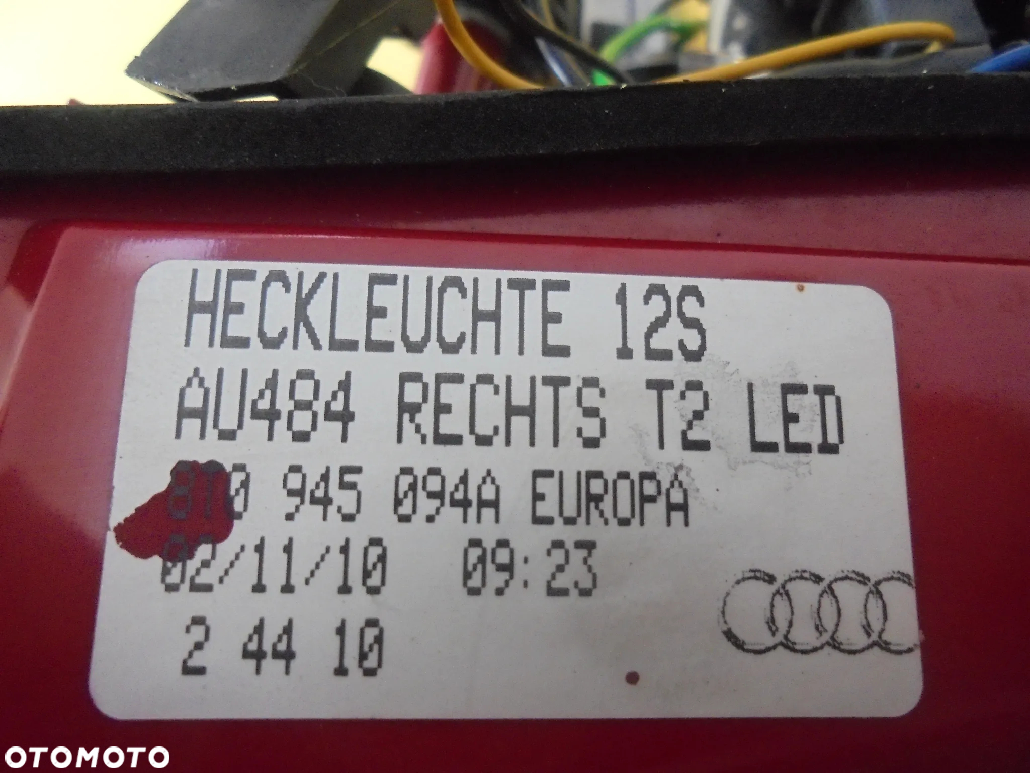 AUDI A5 SPORTBACK LAMPA TYLNA PRAWA Z KLAPY LED - 4