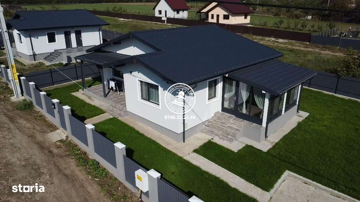 Casa cu 3 camere si 400mp teren, incalzire in pardoseala - Imagine principală: 1/8