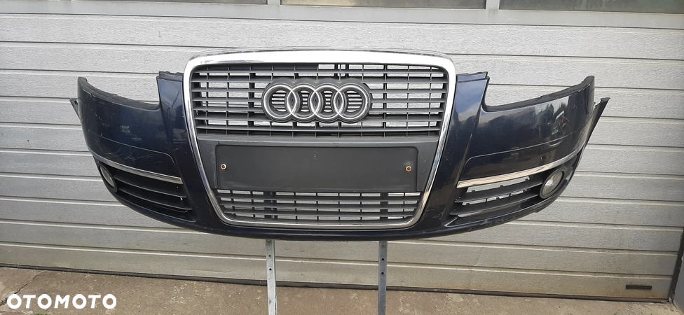 AUDI A6 C6 ZDERZAK PRZEDNI PRZÓD GRILL - 6