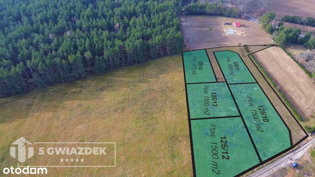 Duże działki budowlane w pięknej okolicy. - Pełny obrazek: 4/16