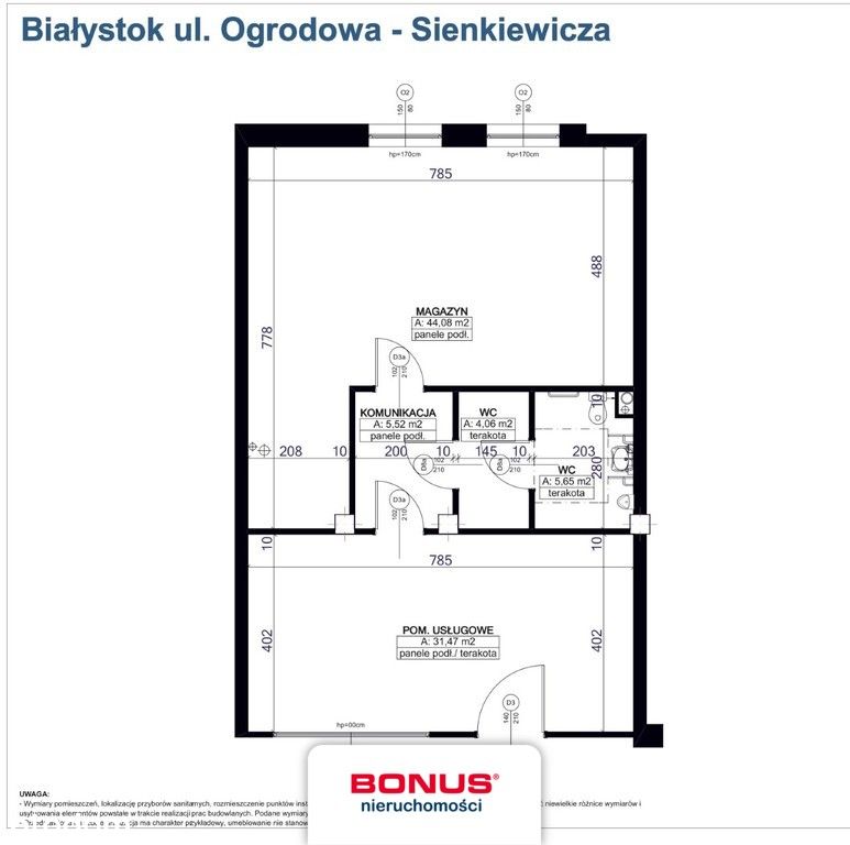 ***Lokal usługowy w centrum Białegostoku***