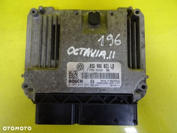 KOMPUTER SILNIKA SKODA OCTAVIA II 03G906021LB / 0281013238 NR196 - 1