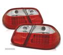 FAROLINS TRASEIROS LED PARA MERCEDES CLK W208 97-02 VERMELHO BRANCO - 1